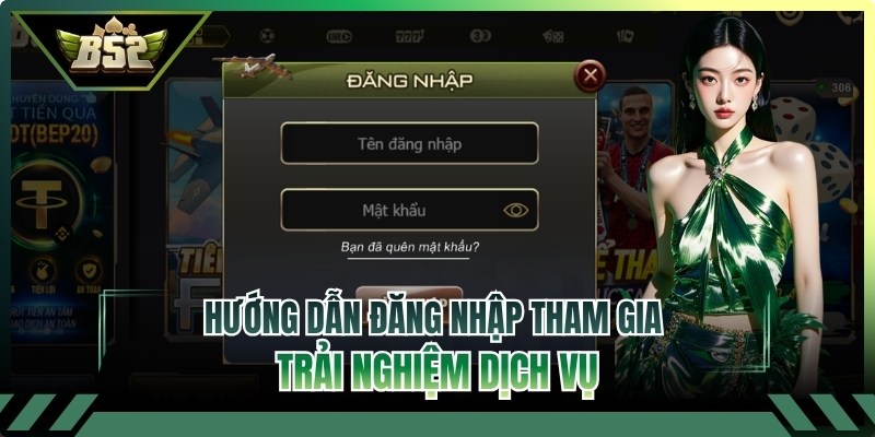 Hướng dẫn đăng nhập tham gia trải nghiệm dịch vụ