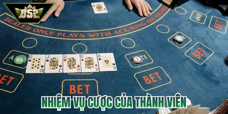 Nhiệm vụ cược của thành viên tham gia