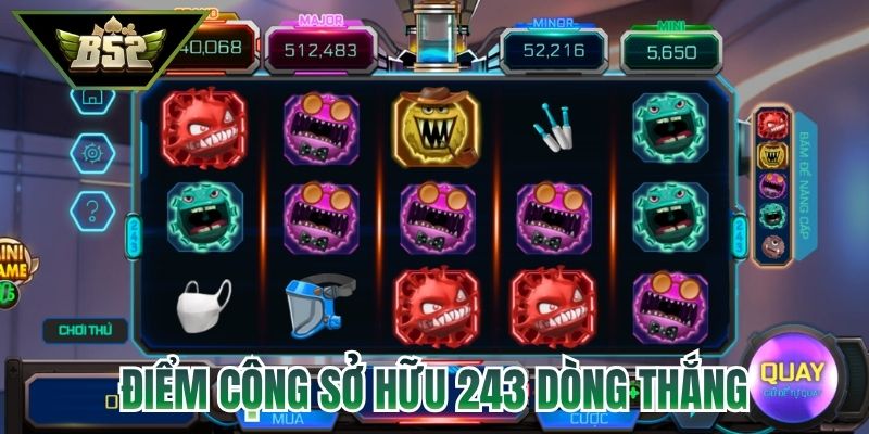 Điểm cộng trong việc sở hữu 243 dòng thắng