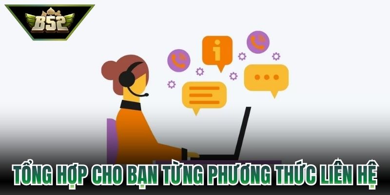 Tổng hợp cho bạn mới từng phương thức liên hệ B52