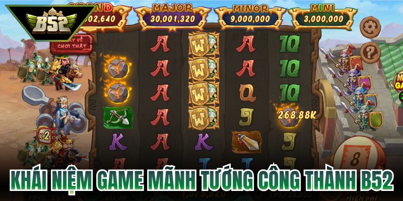 Khái niệm game Mãnh tướng công thành B52