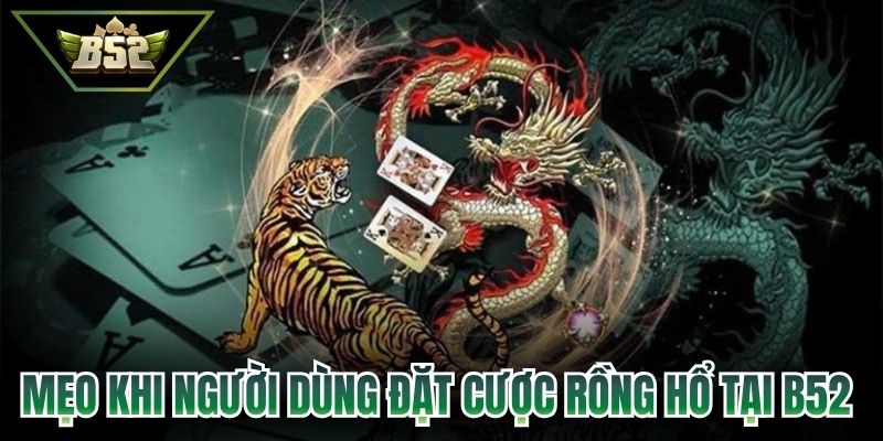 Mẹo khi người dùng đặt cược rồng hổ tại B52 