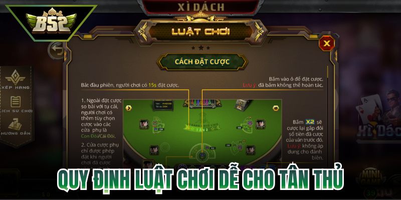 Quy định luật chơi dễ cho tân thủ